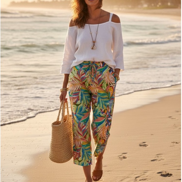 C&C California Pants - Vibrant Linen Pants